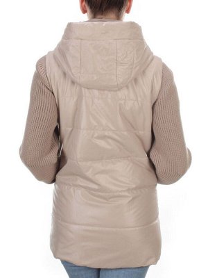 8255 BEIGE Куртка демисезонная женская BAOFANI (100 гр. синтепон)