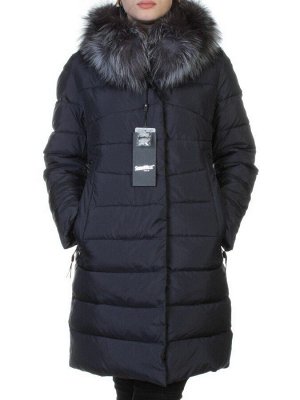 77070-1 Пальто с мехом чернобурки SkinnWille