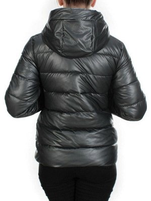 8063 DARK GRAY Куртка демисезонная женская (130 гр. синтепон)