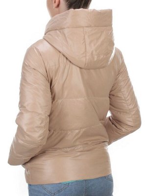 8265 BEIGE Куртка демисезонная женская BAOFANI (100 гр. синтепон)