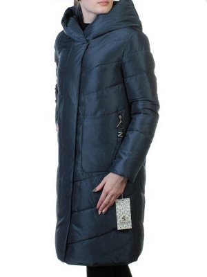 8033 DK. GRAY Пальто женское зимнее (био-пух)