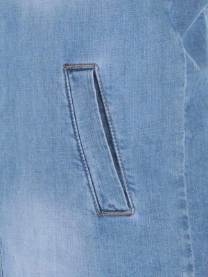 1187 Жилетка джинсовая удлиненная женская AMG Jeans (100% хлопок)