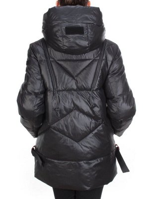 8912 BLACK Куртка зимняя женская CORUSKY (200 гр. холлофайбера)