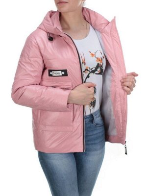 8267 PINK Куртка демисезонная женская BAOFANI (100 гр. синтепон)