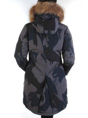 AH2580 Пальто женское зимнее (био-пух, натуральный мех лисицы)