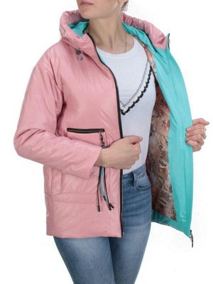 8256 PINK Куртка демисезонная женская BAOFANI (100 гр. синтепон)