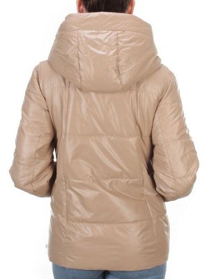 8268 BEIGE Куртка демисезонная женская BAOFANI (100 гр. синтепон)