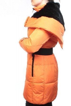 M12-356 ORANGE Пальто зимнее женское (холлофайбер)