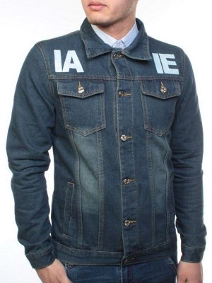 930 DK. BLUE Куртка джинсовая мужская (100% хлопок)