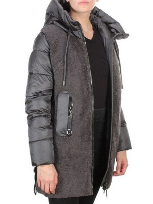 D6816 DARK GRAY Куртка зимняя женская  KARERSITER (200 гр. холлофайбера)