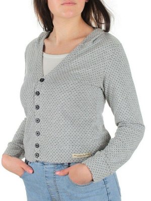 TA016 GRAY Кардиган женский (100% хлопок)