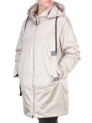 22-303 BEIGE Куртка демисезонная женская AKiDSEFRS (100 гр.синтепона)