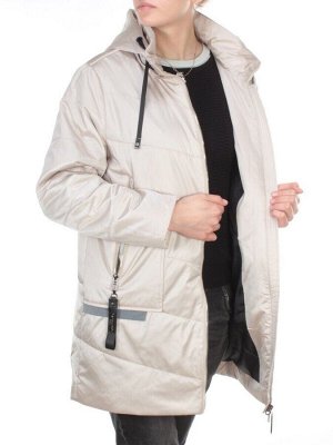 22-303 BEIGE Куртка демисезонная женская AKiDSEFRS (100 гр.синтепона)