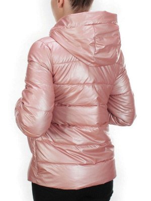 8063 PINK Куртка демисезонная женская (130 гр. синтепон)