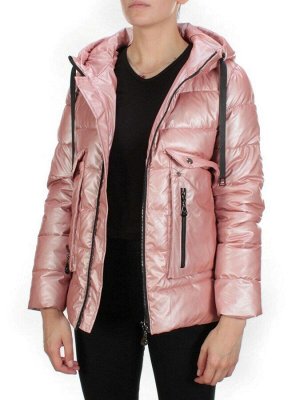 8063 PINK Куртка демисезонная женская (130 гр. синтепон)