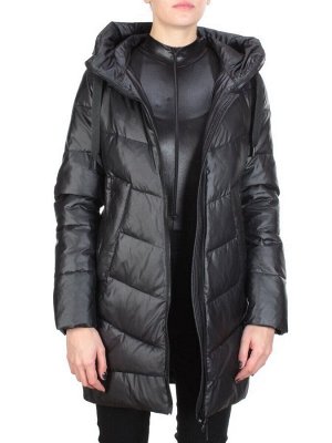 GWD202821 BLACK Пальто зимнее облегченное ICEBEAR (150 гр. холлофайбер)