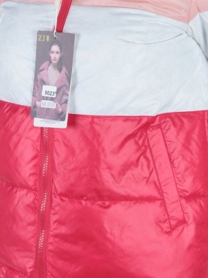 9023 PINK/WHITE/RED Куртка демисезонная ZJW