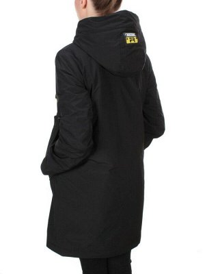 0826 BLACK Куртка демисезонная женская RIKA (100 гр. синтепон)