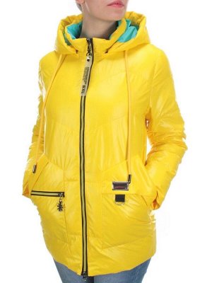 8257 YELLOW Куртка демисезонная женская BAOFANI (100 гр. синтепон)