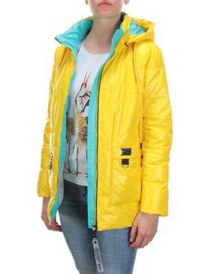 8257 YELLOW Куртка демисезонная женская BAOFANI (100 гр. синтепон)