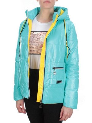 8260 TURQUOISE Куртка демисезонная женская BAOFANI (100 гр. синтепон)