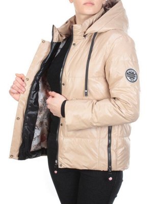 8269 DK. BEIGE Куртка демисезонная женская BAOFANI (100 гр. синтепон)