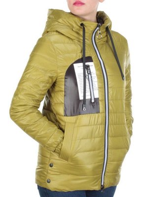 D001 MUSTARD Куртка демисезонная женская AIKESDFRS (100 % полиэстер)