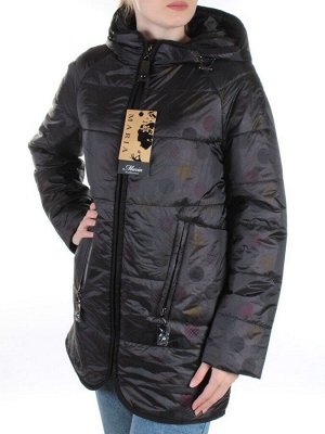 M8211 BLACK Куртка демисезонная женская Maria