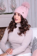 Женская шапка Анжелика с отворотом