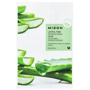 Тканевая маска для лица с экстрактом алоэ Mizon Joyful Time Essence Mask Aloe, 23гр