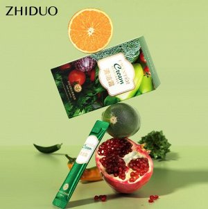Фруктово-овощная очищающая маска для лица Zhiduo, 4 гр