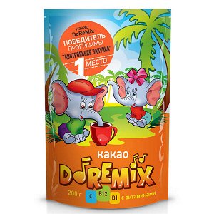 Какао «DoReMix» пакет 200гр