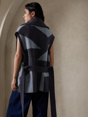 BANANA REPUBLIC BR - Ajri удлиненный жилет-свитер с геометрическим рисунком