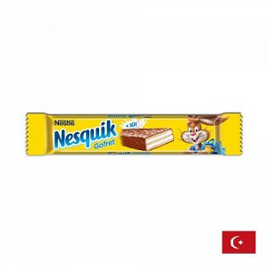 Nesquik Gofret 26.7g - Вафельный батончик Несквик в молочном шоколаде