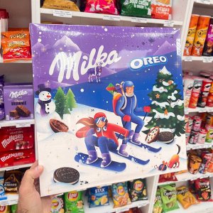 Milka Oreo Advent Calendar 284g - Милка адвент календарь с Орео. Большой