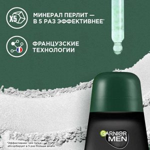 Garnier Дезодорант мужской ролик Гарньер Эффект Чистоты для мужчин 50 мл Garnier