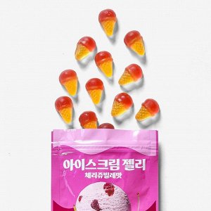 Baskin Robbins gummies Strawberry 48g - Мармелад Баскин Роббинс в форме рожков мороженого. Клубника