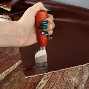 Шорный нож для работы с кожей, 16x3.7 см