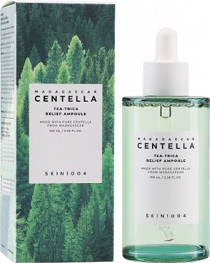 Успокаивающая ампула для проблемной кожи SKIN1004 Madagascar Centella Tea-Trica Relief Ampoule