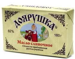 Масло сливочное 82% Доярушка 180 гр