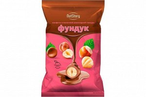Яшкино «NutStory», конфеты «Фундук» в молочной шоколадной глазури (упаковка 0,5 кг)