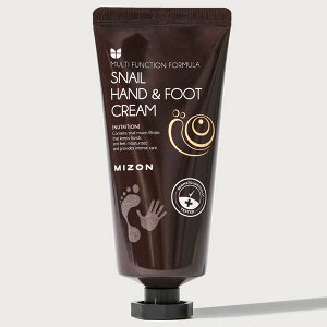 Крем для рук и ног с муцином улитки Mizon Snail Hand & Foot Cream, 100мл