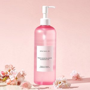 Глубокоочищающее гидрофильное масло с цветочными экстрактами Graymelin Fresh Cherry Blossom Cleansing Oil, 400мл