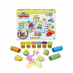 Hasbro Play-Doh B3408 Игровой набор &quot-Текстуры и инструменты&quot-