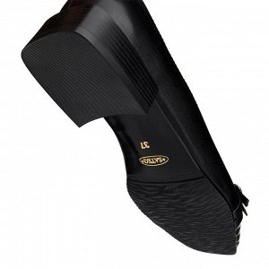Sateg Женские туфли на низком каблуке из натуральной кожи. Модель 2414