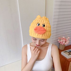 Чалма полотенце для сушки волос, 20 х 20 см.