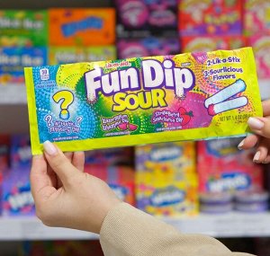 Кислая конфета с порошком Fun Dip Lik-A-Aid Соур Микс 40 гр