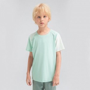 Детская спортивная футболка, цвет светло-зеленый