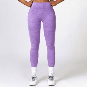 Женские спортивные леггинсы, цвет фиолетовый