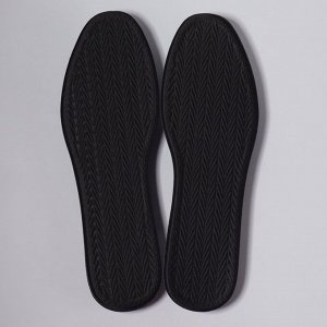 Стельки для обуви, универсальные, 40-45 р-р, 28,5 см, пара, цвет чёрный